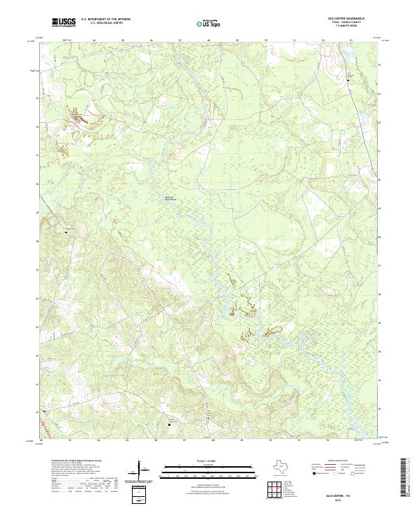 USGS Topographic Map – Old Center