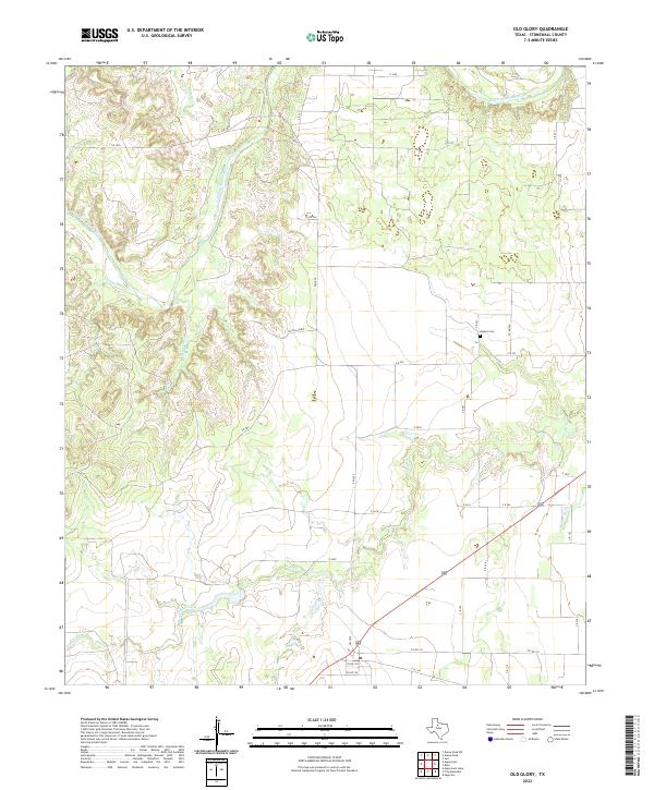 USGS Topographic Map – Old Glory