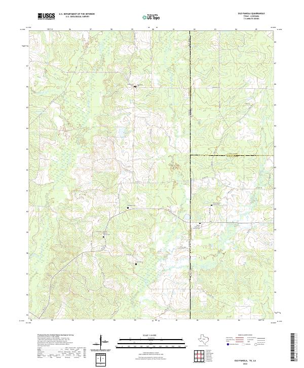 USGS Topographic Map – Old Panola