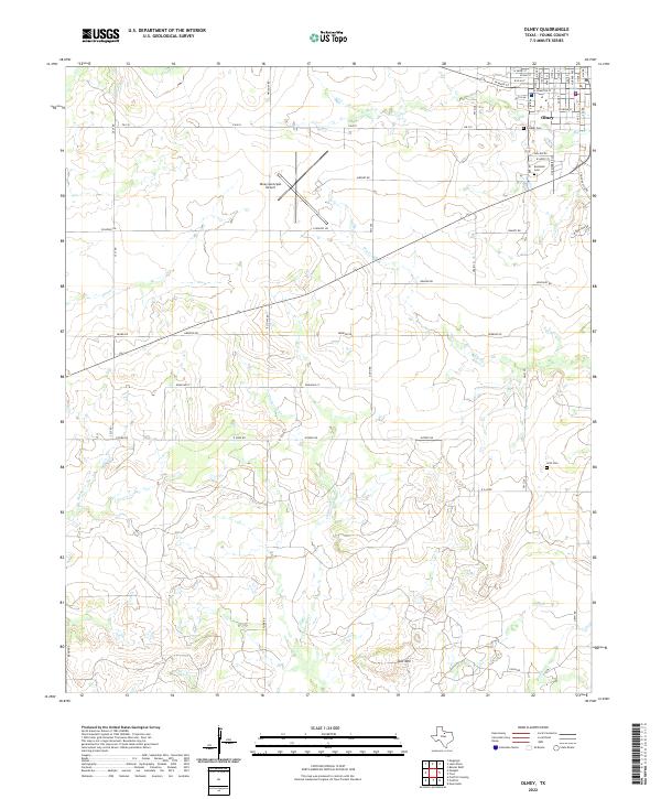USGS Topographic Map – Olney