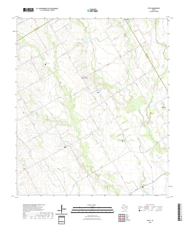 USGS Topographic Map – Otto