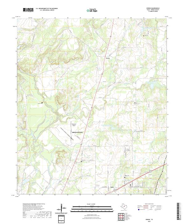 USGS Topographic Map – Owens