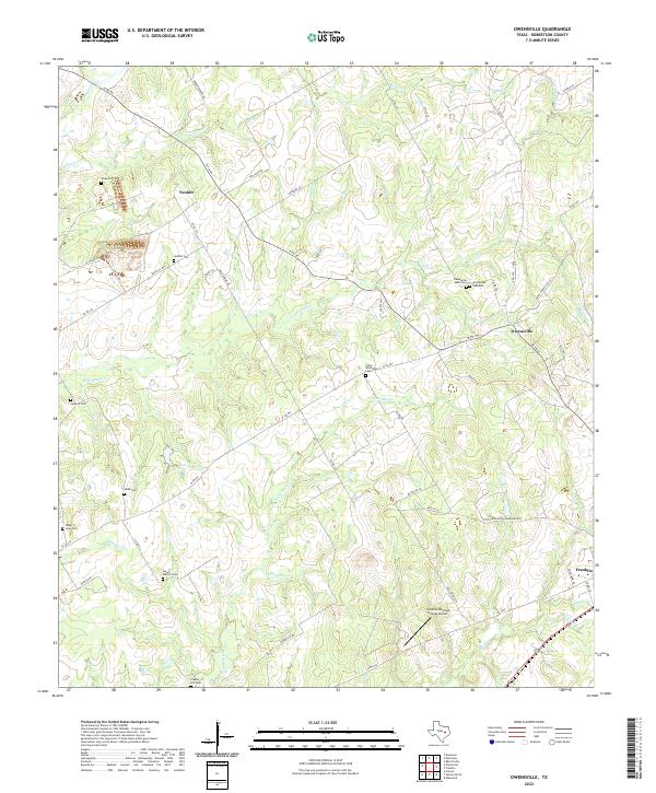 USGS Topographic Map – Owensville