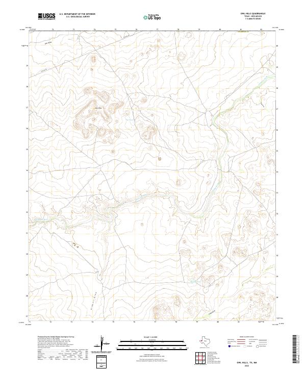 USGS Topographic Map – Owl Hills
