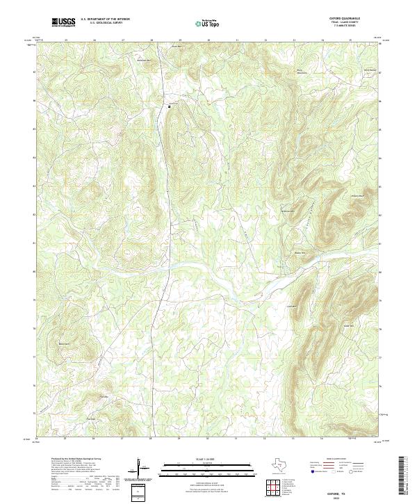 USGS Topographic Map – Oxford