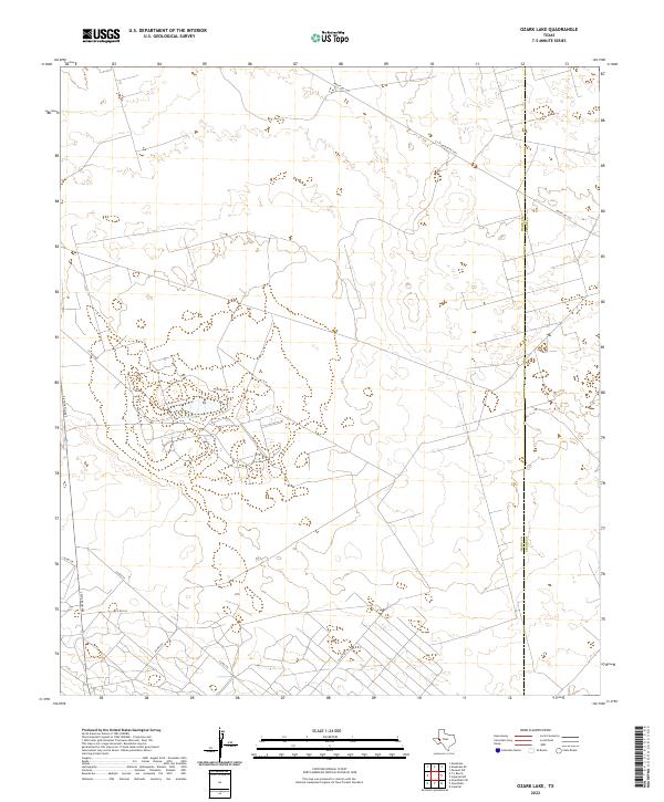 USGS Topographic Map – Ozark Lake