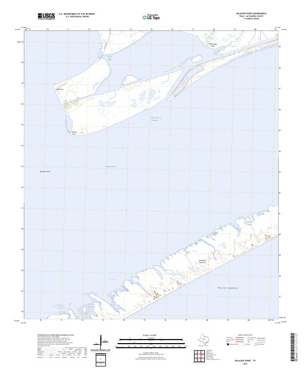 USGS Topographic Map – Palacios Point