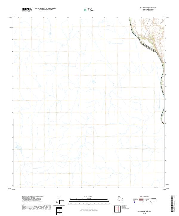 2022 Map of Palafox SW, 2022 Print