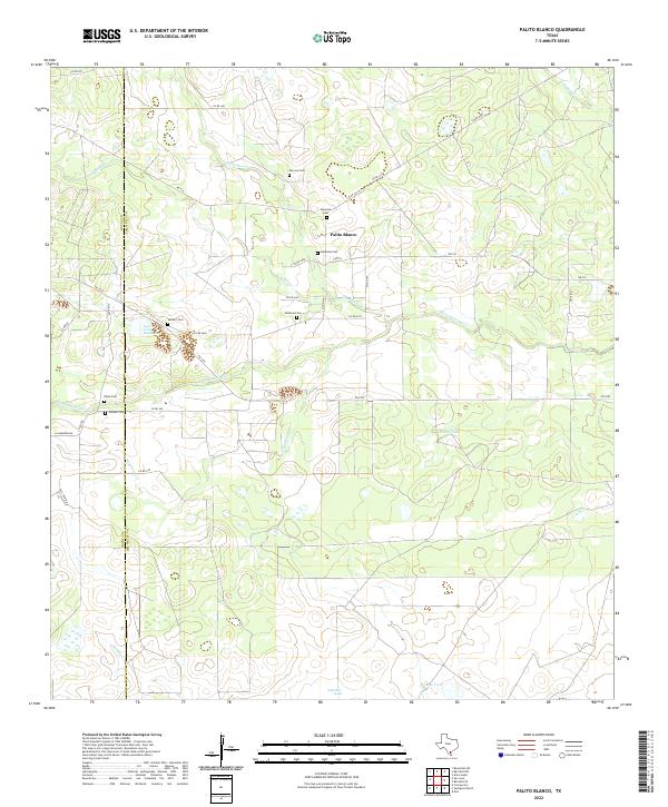 USGS Topographic Map – Palito Blanco