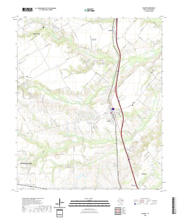 USGS Topographic Map – Palmer
