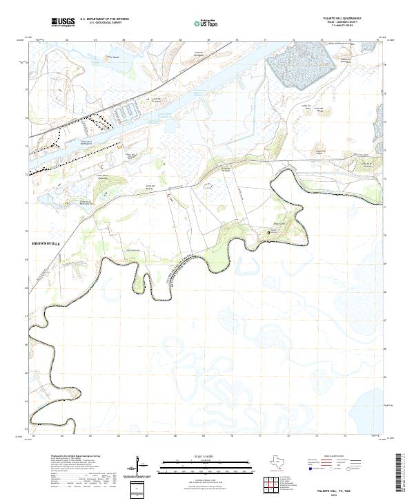 USGS Topographic Map – Palmito Hill