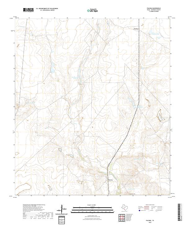 USGS Topographic Map – Paloma