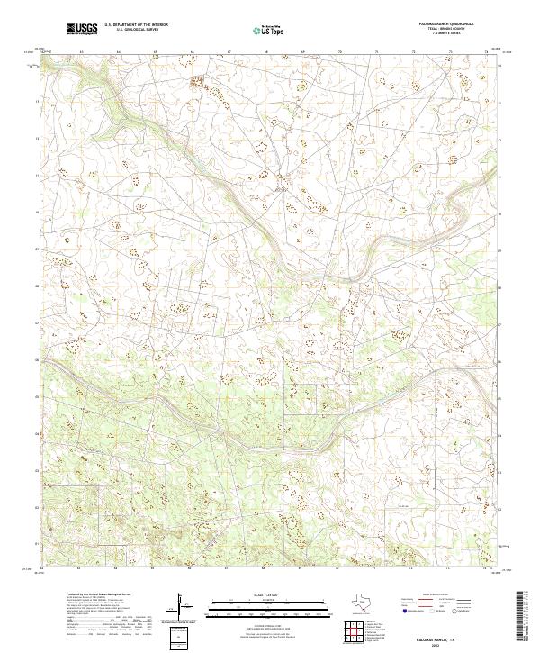 2022 Map of Palomas Ranch, 2022 Print