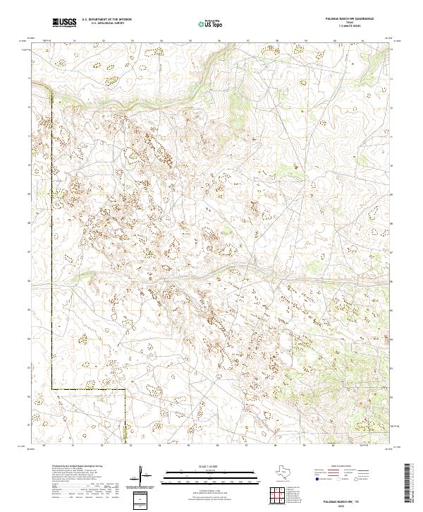 2022 Map of Palomas Ranch NW, 2022 Print