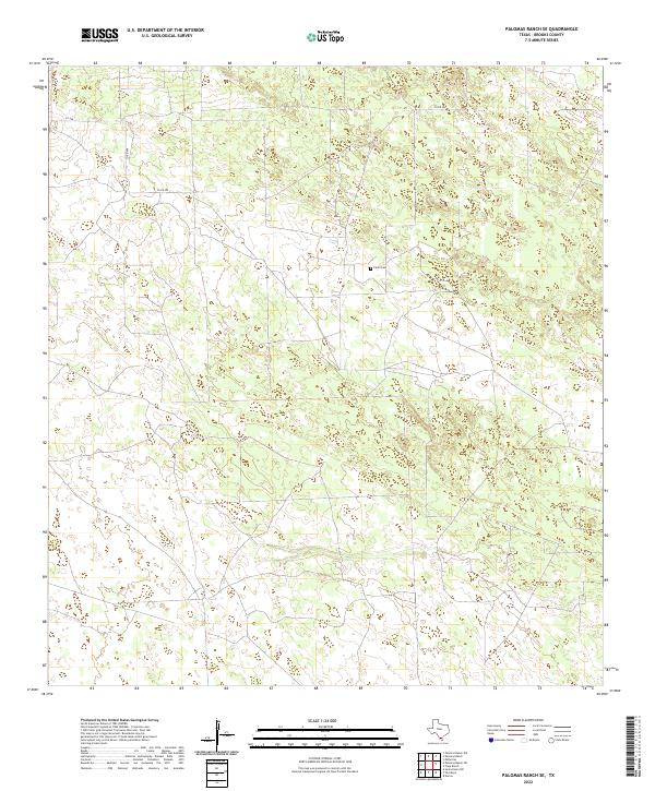 2022 Map of Palomas Ranch SE, 2022 Print