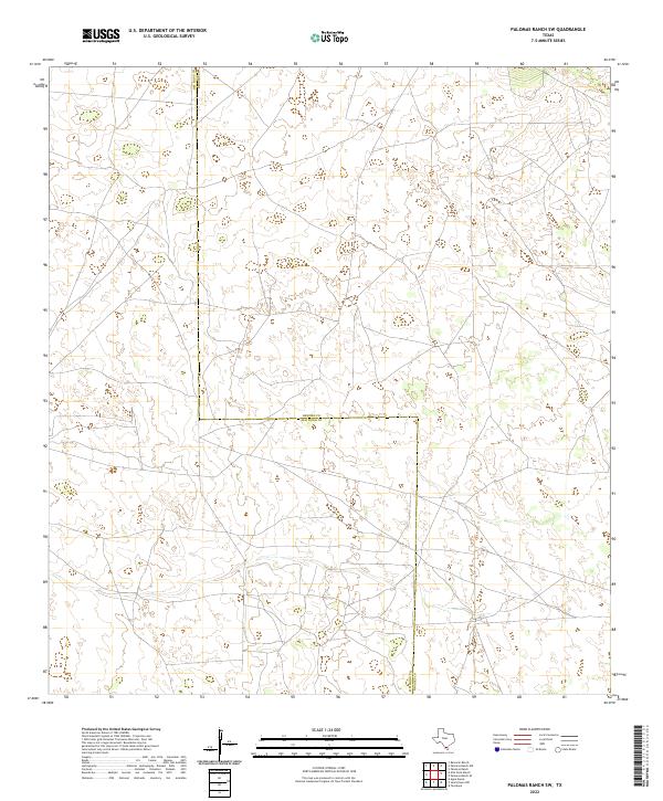 2022 Map of Palomas Ranch SW, 2022 Print