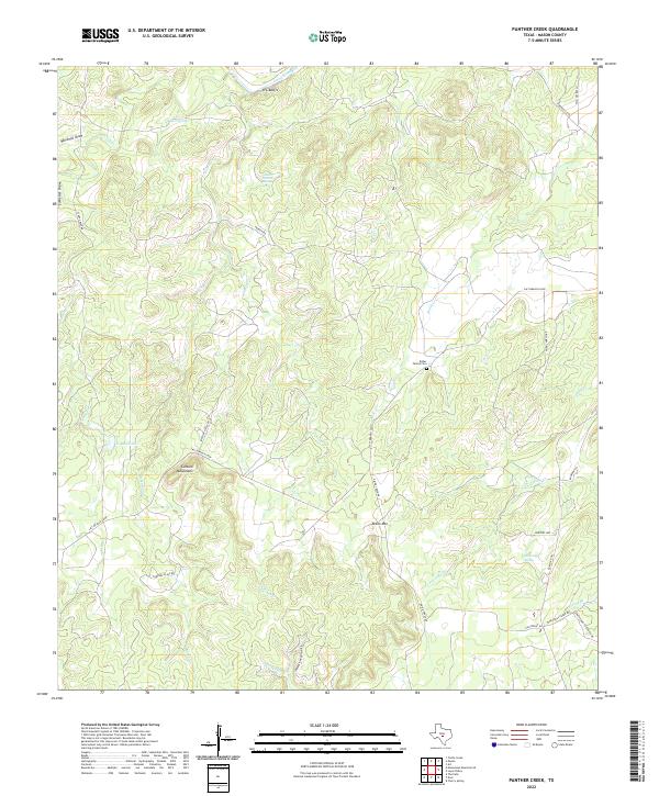USGS Topographic Map – Panther Creek