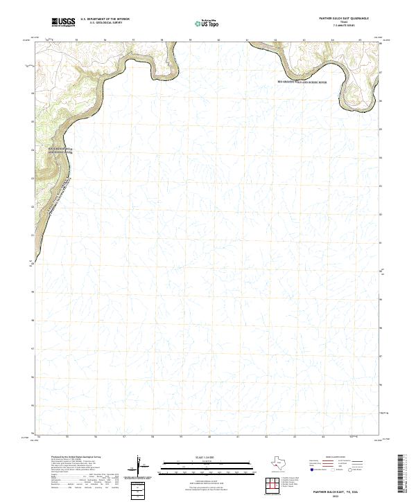 2022 Map of Panther Gulch East, 2022 Print