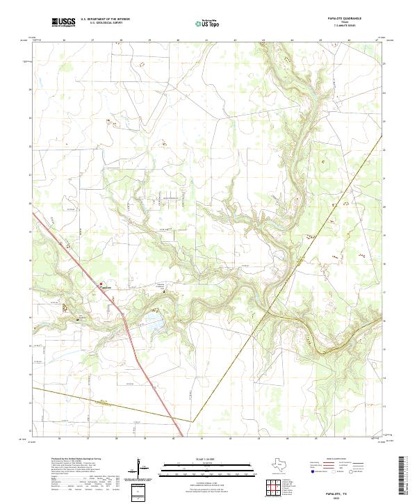 USGS Topographic Map – Papalote