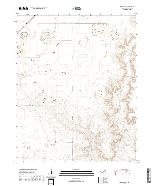 2022 Map of Pardue Camp, 2022 Print