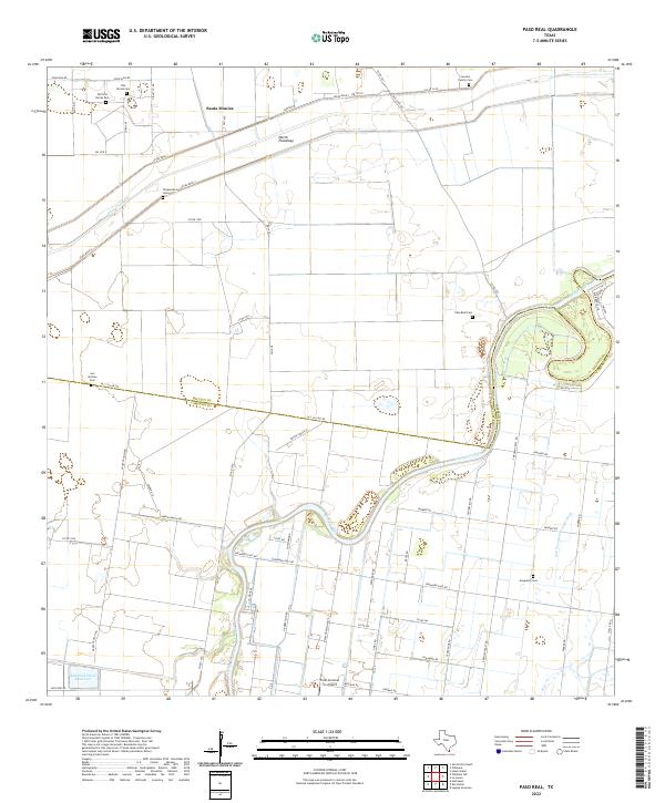 USGS Topographic Map – Paso Real