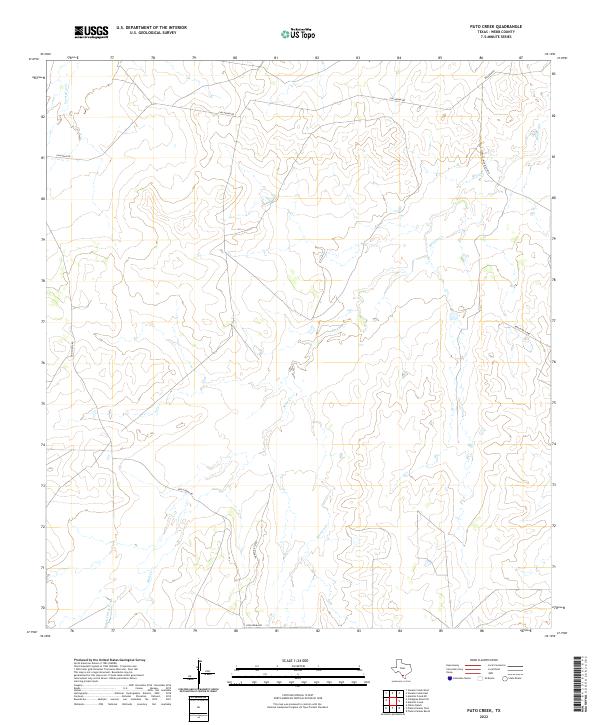 USGS Topographic Map – Pato Creek