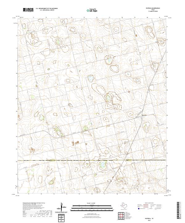USGS Topographic Map – Patricia