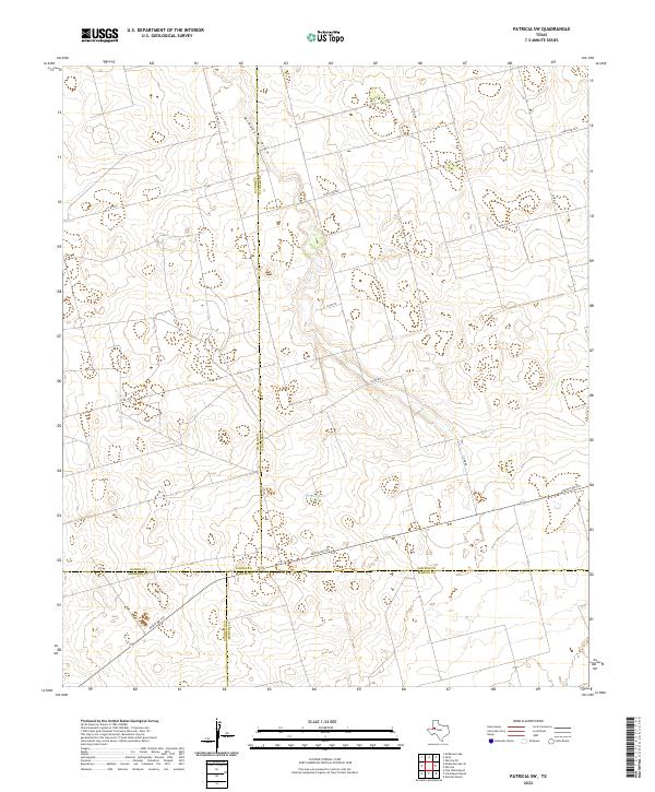 USGS Topographic Map – Patricia SW