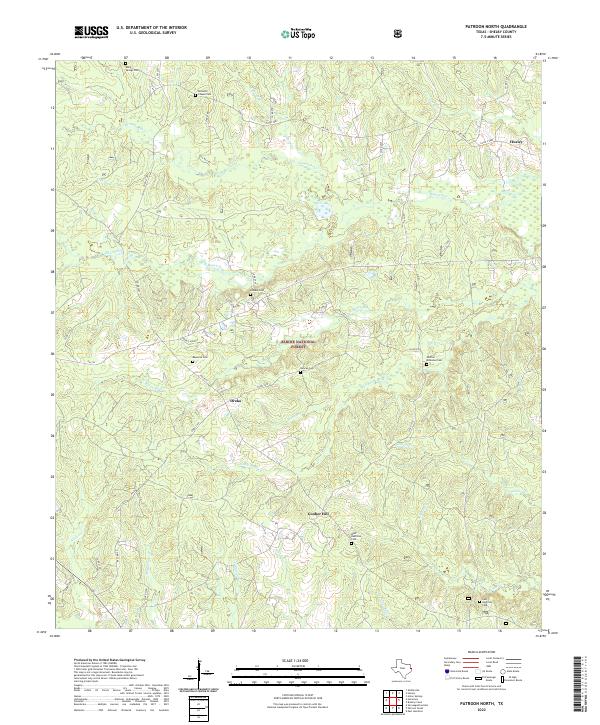 USGS Topographic Map – Patroon North