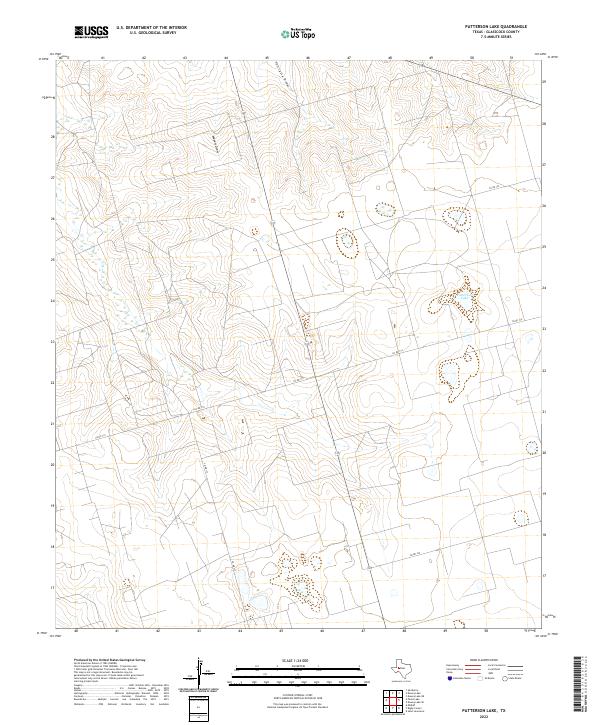 USGS Topographic Map – Patterson Lake