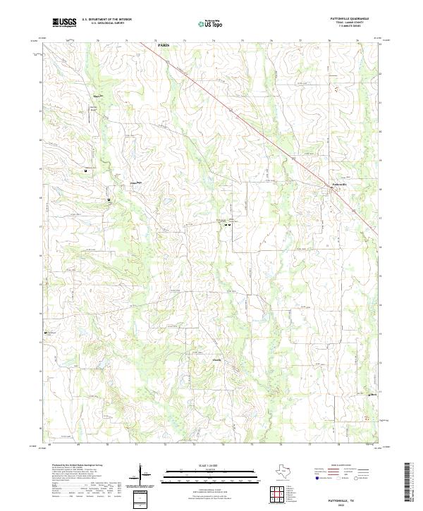 USGS Topographic Map – Pattonville