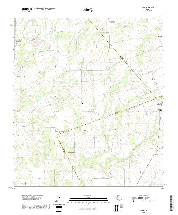 USGS Topographic Map – Pawnee