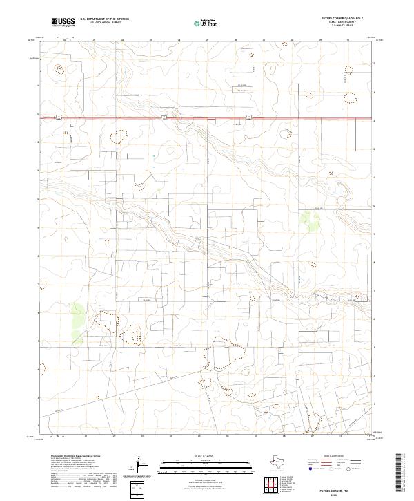 USGS Topographic Map – Paynes Corner