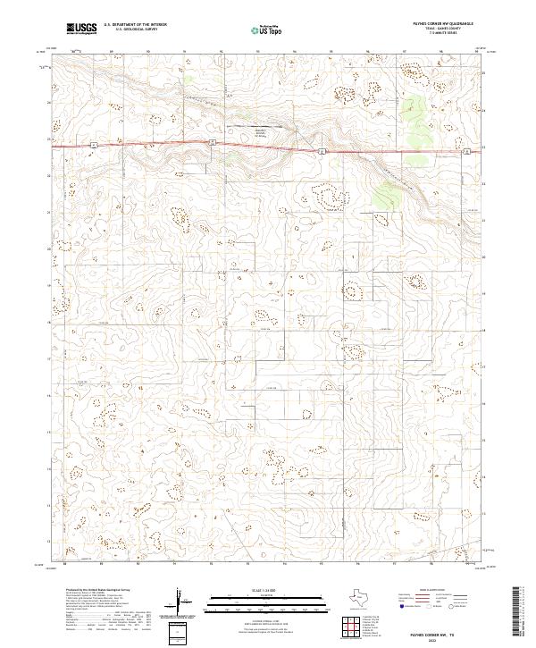 USGS Topographic Map – Paynes Corner NW