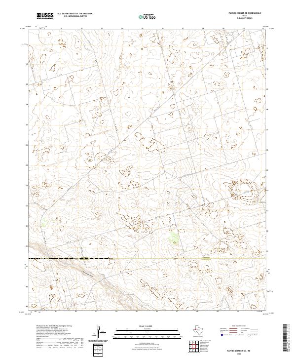 2022 Map of Paynes Corner SE, 2022 Print