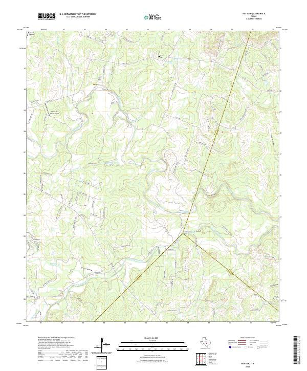 USGS Topographic Map – Payton