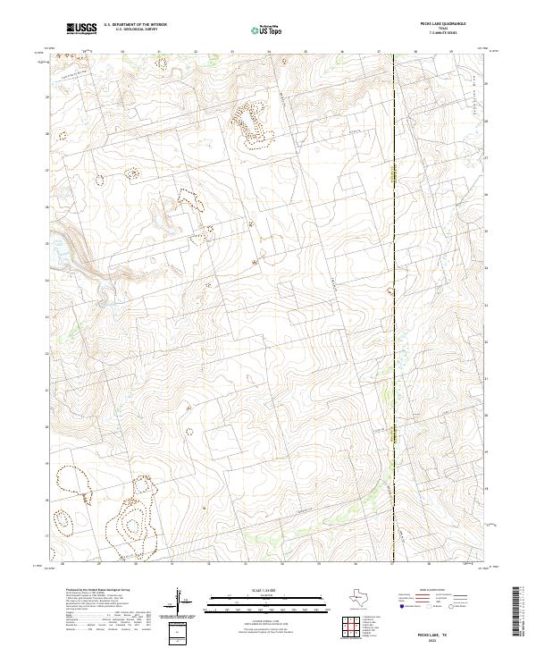 USGS Topographic Map – Pecks Lake