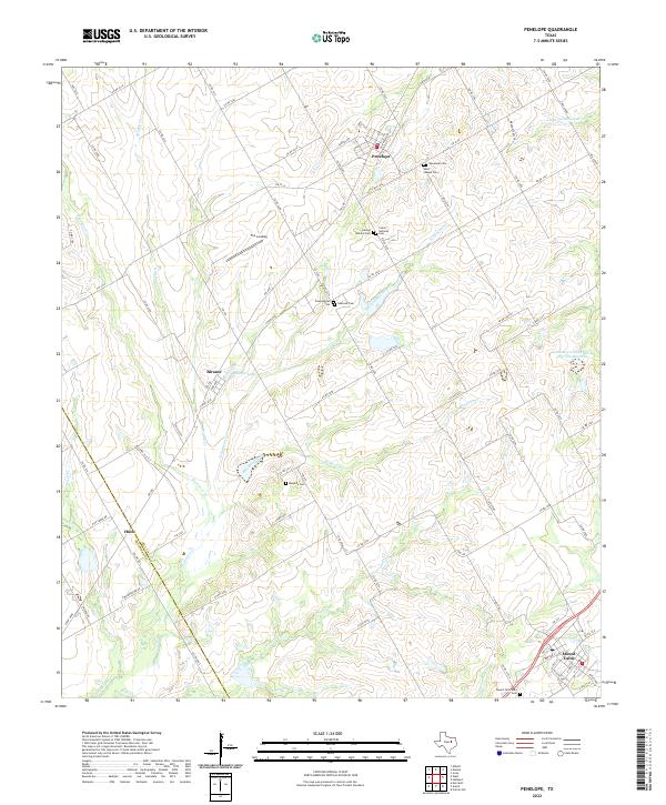 USGS Topographic Map – Penelope