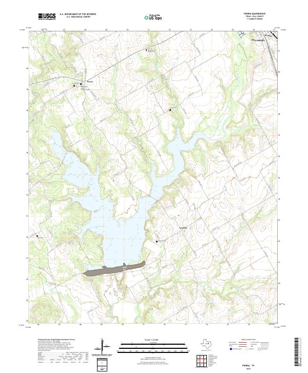 USGS Topographic Map – Peoria