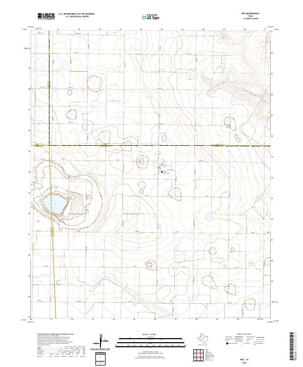 USGS Topographic Map – Pep