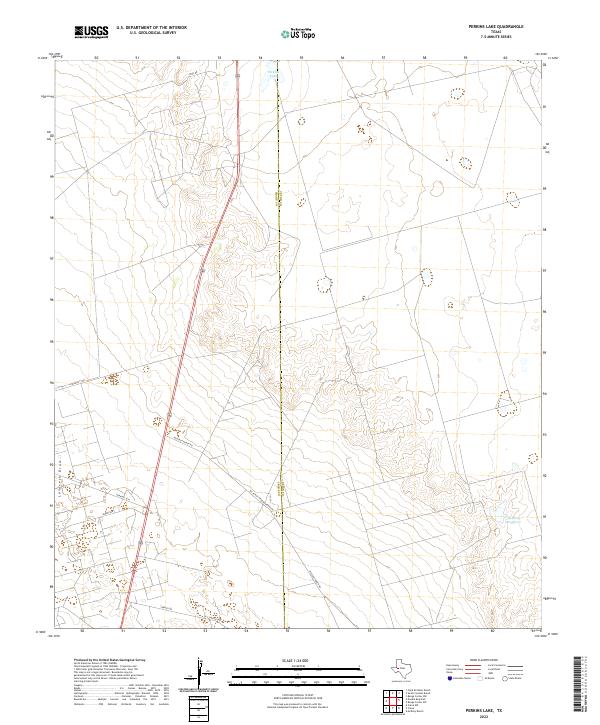 USGS Topographic Map – Perkins Lake