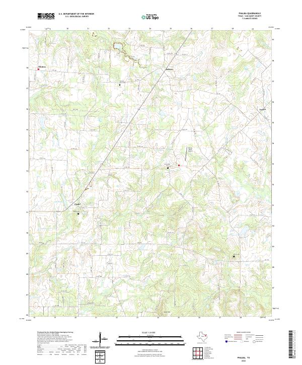 USGS Topographic Map – Phalba