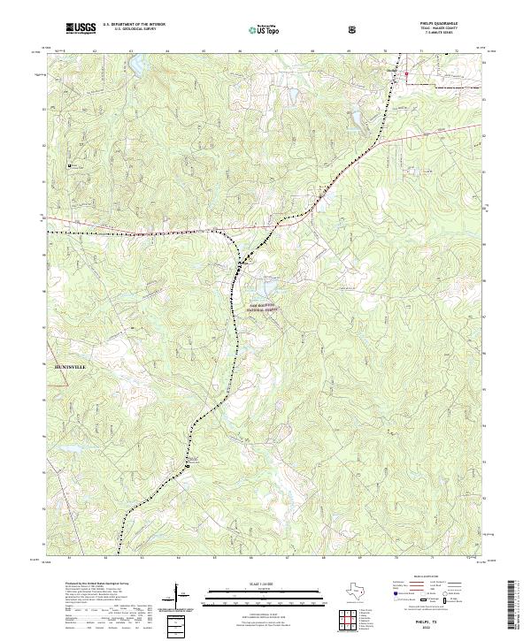 USGS Topographic Map – Phelps