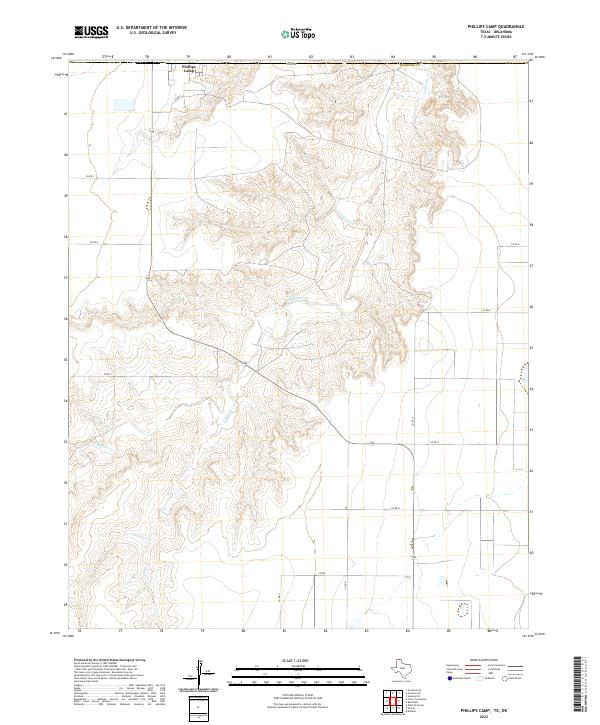 USGS Topographic Map – Phillips Camp