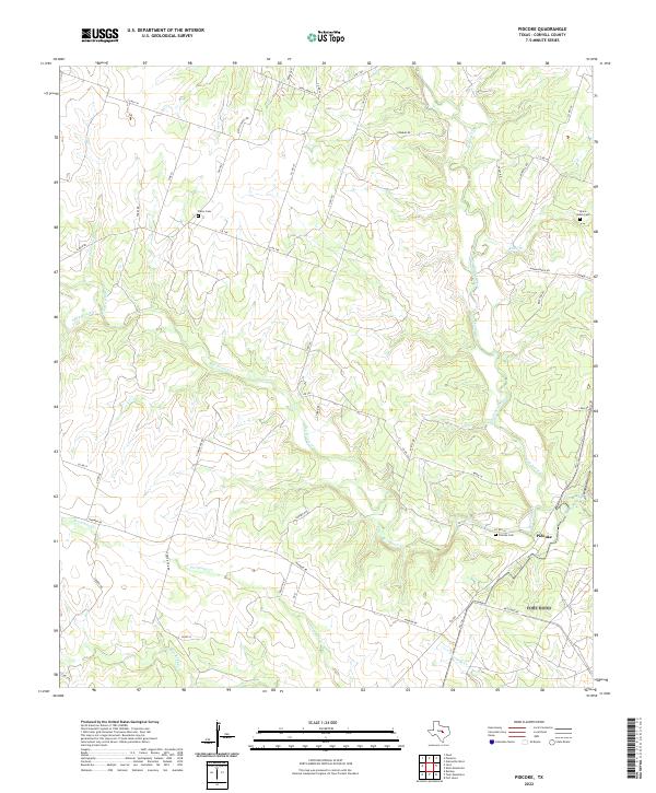 USGS Topographic Map – Pidcoke