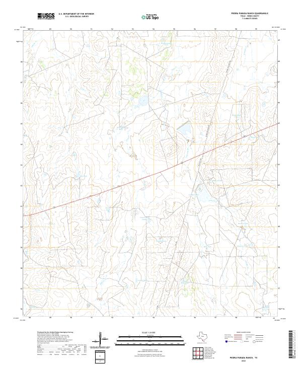 USGS Topographic Map – Piedra Parada Ranch