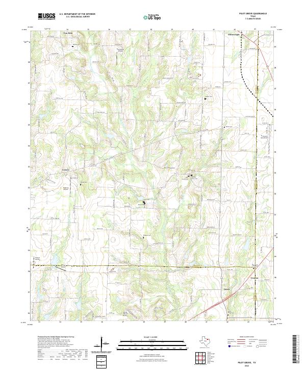 USGS Topographic Map – Pilot Grove