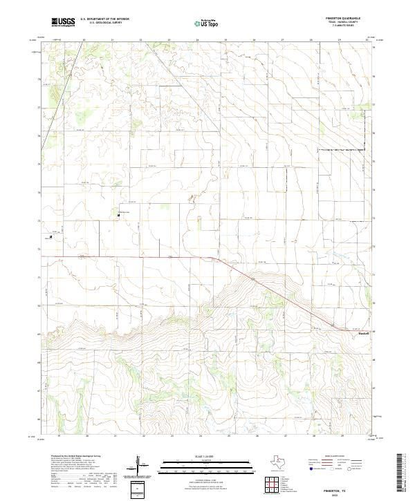 USGS Topographic Map – Pinkerton