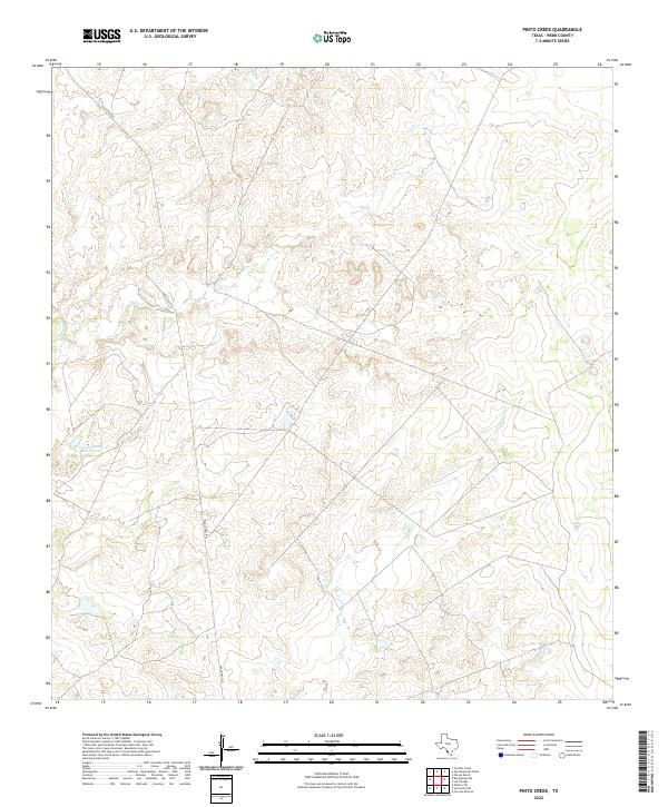 USGS Topographic Map – Pinto Creek