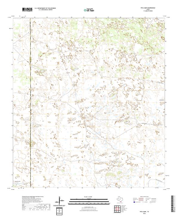 USGS Topographic Map – Pita Camp